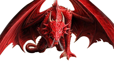 Ancient Red Dragon Holivian Tales